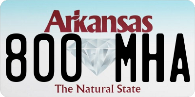 AR license plate 800MHA