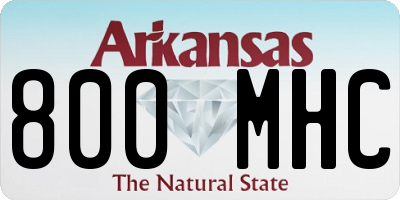 AR license plate 800MHC