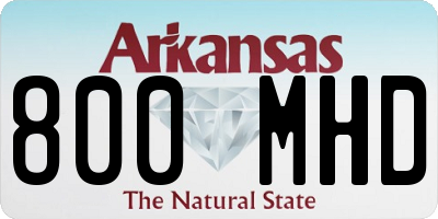 AR license plate 800MHD
