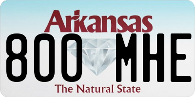 AR license plate 800MHE