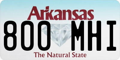 AR license plate 800MHI