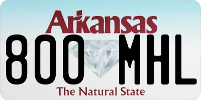 AR license plate 800MHL