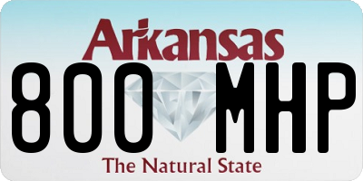 AR license plate 800MHP