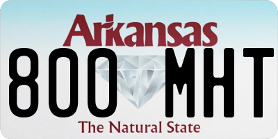 AR license plate 800MHT