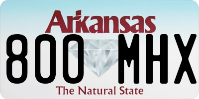 AR license plate 800MHX