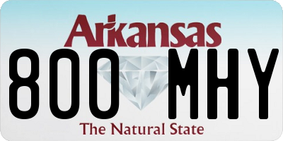 AR license plate 800MHY