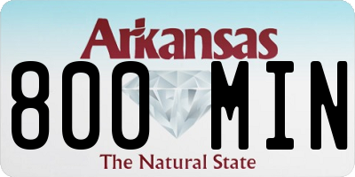 AR license plate 800MIN