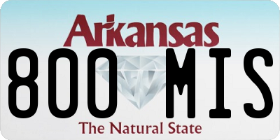 AR license plate 800MIS