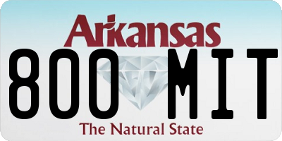 AR license plate 800MIT