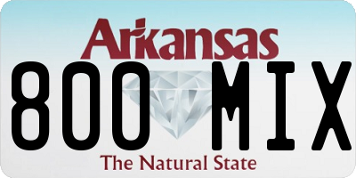 AR license plate 800MIX
