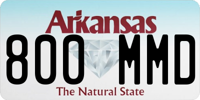 AR license plate 800MMD