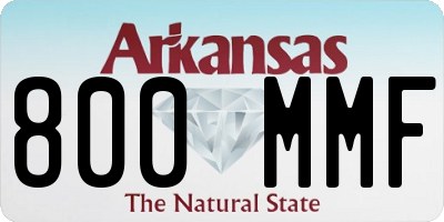 AR license plate 800MMF
