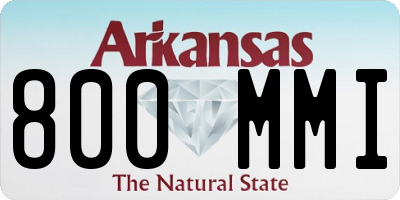 AR license plate 800MMI