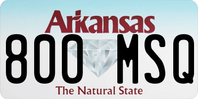 AR license plate 800MSQ