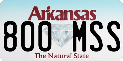AR license plate 800MSS