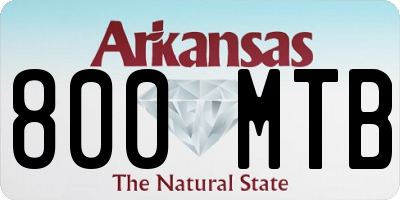 AR license plate 800MTB