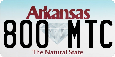 AR license plate 800MTC