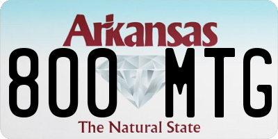 AR license plate 800MTG