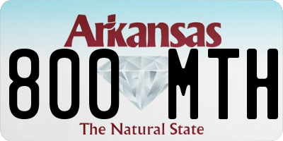 AR license plate 800MTH
