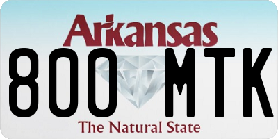 AR license plate 800MTK