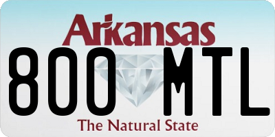 AR license plate 800MTL