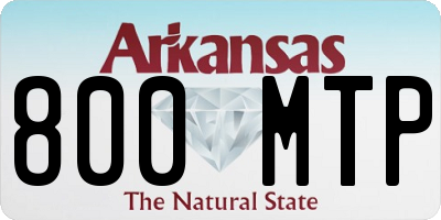 AR license plate 800MTP