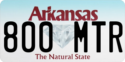 AR license plate 800MTR