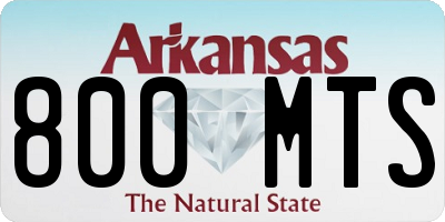 AR license plate 800MTS