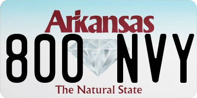 AR license plate 800NVY