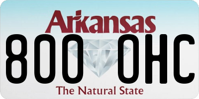 AR license plate 800OHC