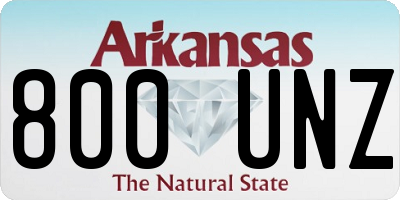 AR license plate 800UNZ