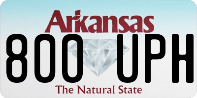 AR license plate 800UPH