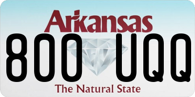 AR license plate 800UQQ