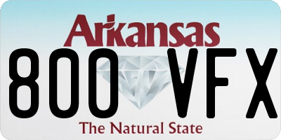 AR license plate 800VFX
