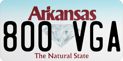 AR license plate 800VGA