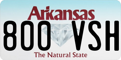 AR license plate 800VSH