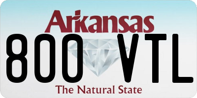AR license plate 800VTL