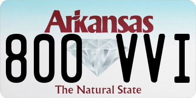 AR license plate 800VVI