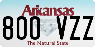 AR license plate 800VZZ