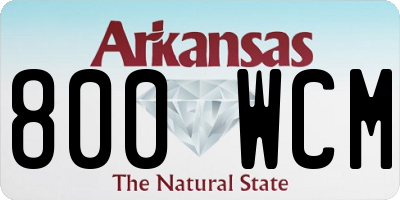 AR license plate 800WCM