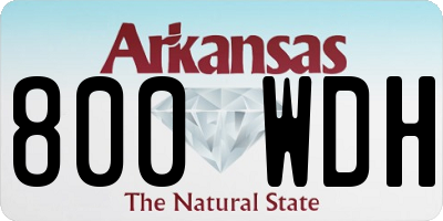 AR license plate 800WDH