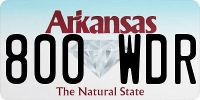AR license plate 800WDR