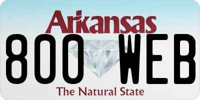 AR license plate 800WEB