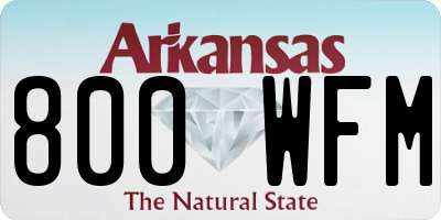 AR license plate 800WFM