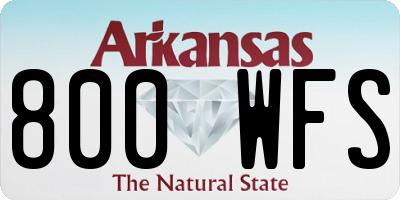 AR license plate 800WFS