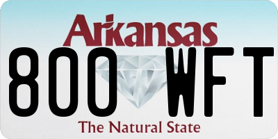 AR license plate 800WFT