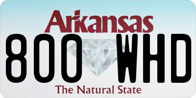 AR license plate 800WHD