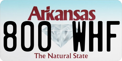 AR license plate 800WHF