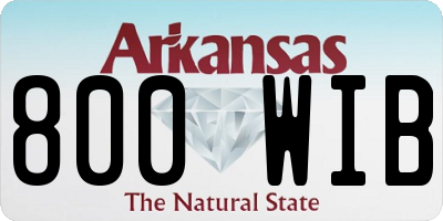 AR license plate 800WIB