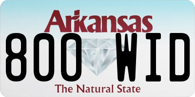 AR license plate 800WID